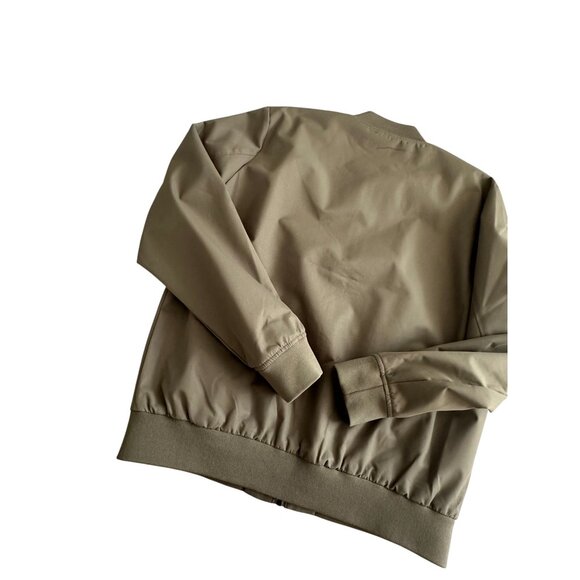 TOPMAN Men's Olive Green Bomber Jacket Size Large - Picture 6 of 6